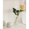 Canker Bloom Fabric Single Branch Artificial Flowe 45 cm Cream