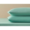 Plain Cotton Single Size Fitted Sheet Set 100x200 cm Green