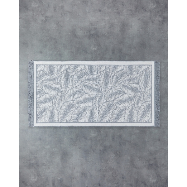 Leaves Woven Rug 120x180 cm Gray