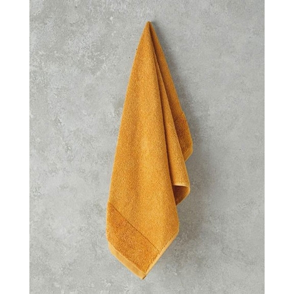 Velvet Touch Cotton Face Towel 50x80 cm Yellow