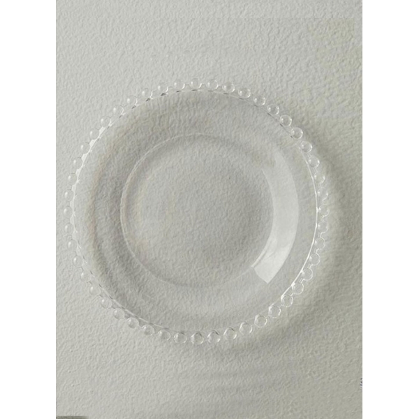 Miny Glass Cake Plate 20 cm Transparent
