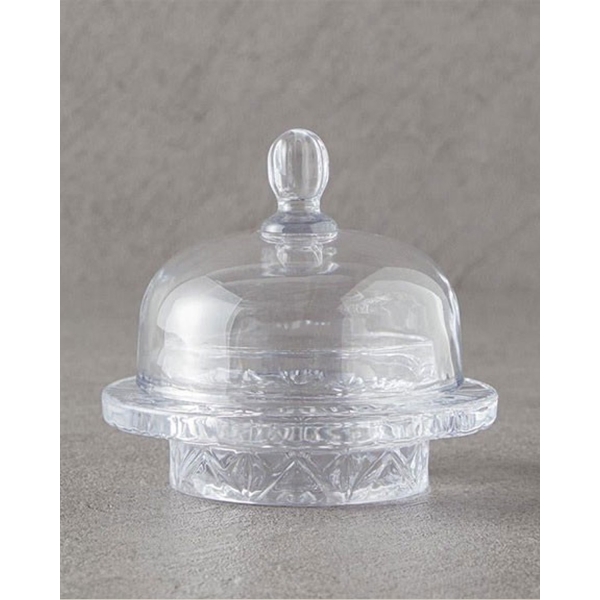 Rolly Glass Sugar Bowl 11 cm Transparent