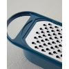 Lily Plastic With Container Grater 23 cm Blue