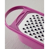 Lily Plastic With Container Grater 23 cm Pınk