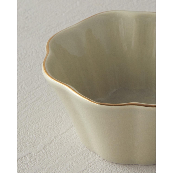 Porcelain Bowl 10 cm Mold Green