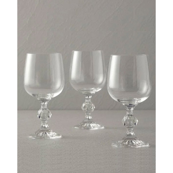 Glossy Glass 3 pcs Glass 190 ml Transparent