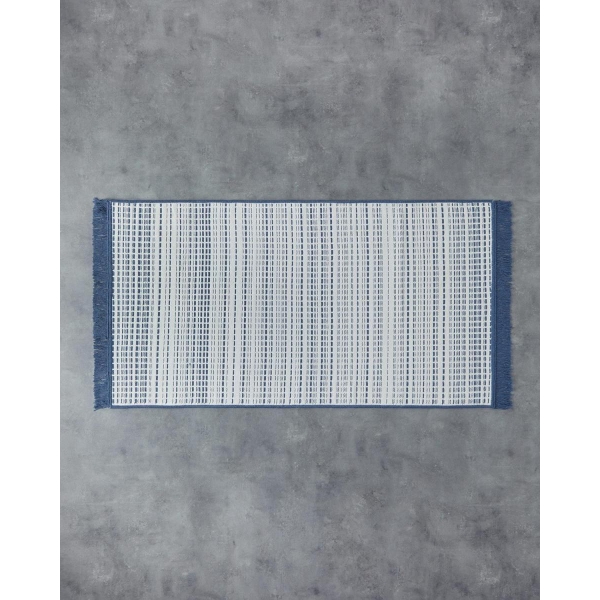 Dorado Woven Rug 80x150 cm Navy Blue