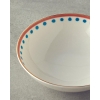Bone Porcelain Bowl 15 cm Orange - Blue