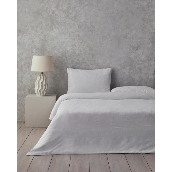 Glare Jacquard Double Size Duvet Cover Set 200x220 cm White