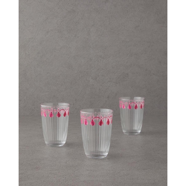 Exotic Carnival glass 3 pieces 395 ml