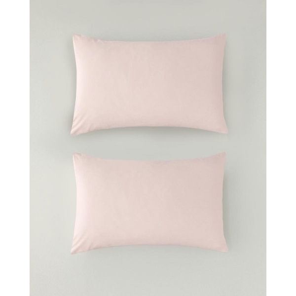 Pure Cotton 2 pcs Pillow Case 50x70 cm Powder Pınk