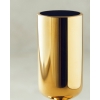 Candlelight Glass Single Candelabra 6x12 cm Gold