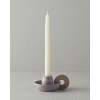 Oria Ceramic Candle Holder Gray