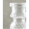 Nora Glass Candlestick 14.5 Cm Transparent