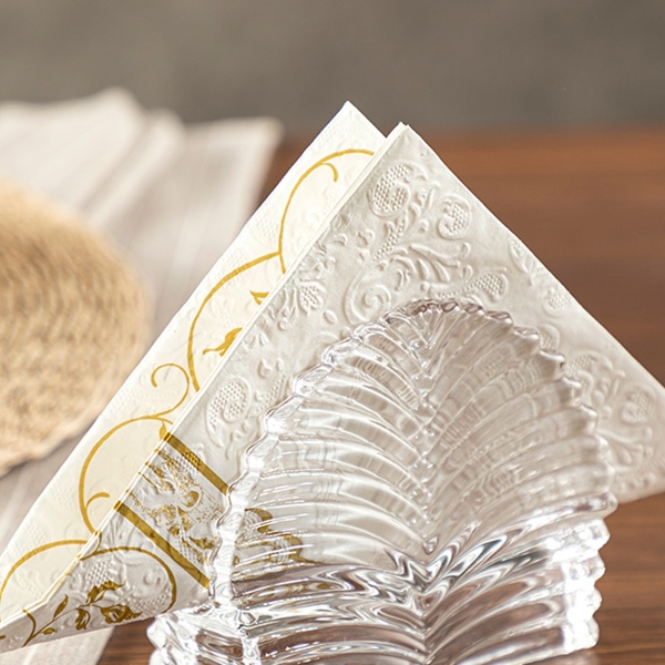 Roso Glass Napkin Holder 12x4.5x10 cm Transparent