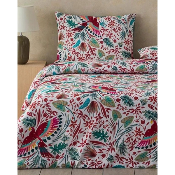 Soft Cotton with Digital Print Double Size Duvet Cover Set 200x220 cm Green