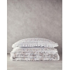 Bloomy Stripe Double Bedspread Set Orange
