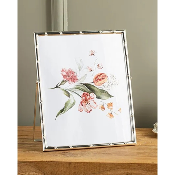 Bamboo Picture frame 20×25 cm Silver