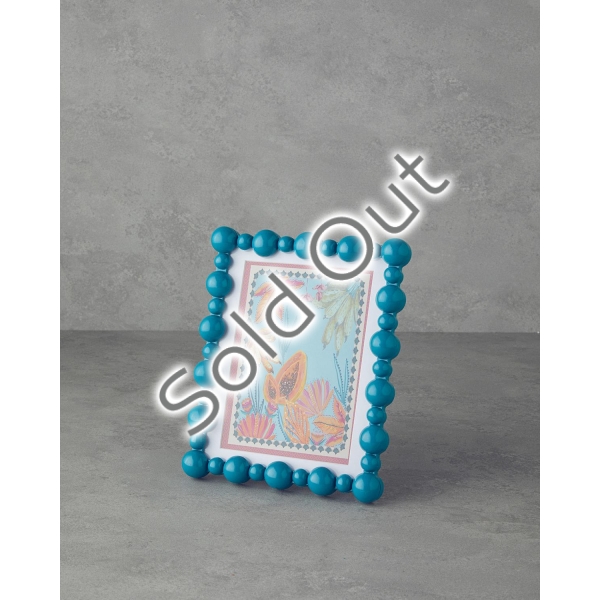 Bubble Decorative Frame 13x18 cm Green