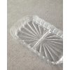 Cosmos Glass 2 Section Presentation 25x15 cm Transparent