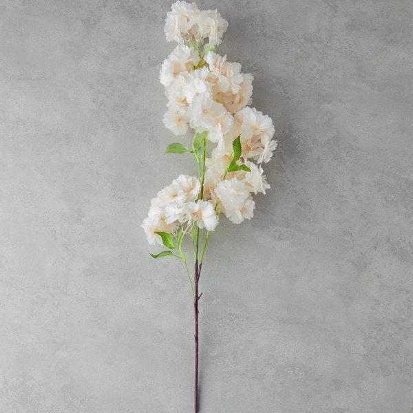 Cherry Branch Single Branch Artificial Flower 100 cm Champagne