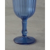 Carnival Glass 3 pcs Chalice 240 ml Blue