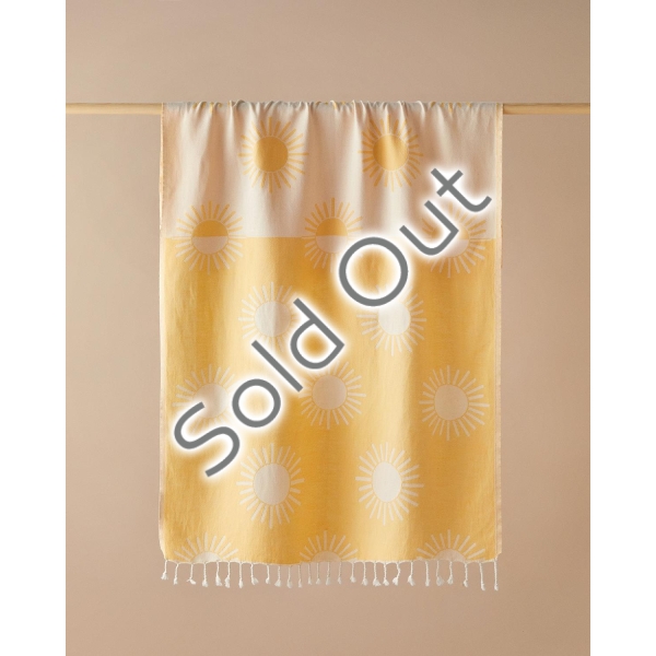 Vina Cotton Bath Wrap 90x150 cm Yellow