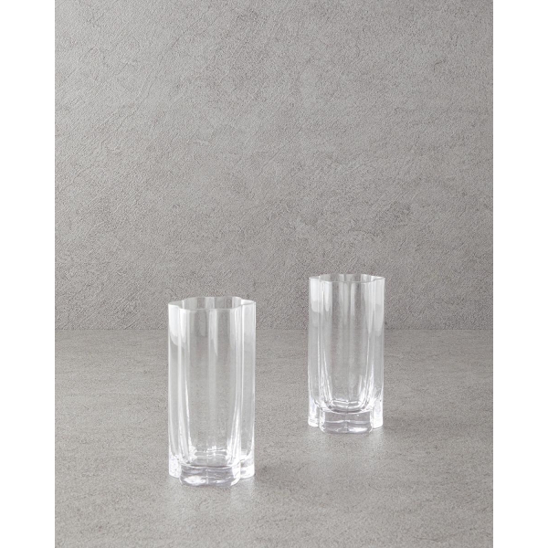 Flor Pura Glass 2-Piece Soft Drink Glass 430 ml Transparent