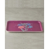 Carnival Posy Melamine Non-Slip Tray 27x36 cm Fuchsia