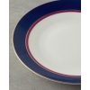 Carny Bone Porcelain Serving Plate 25 Cm Dark Blue