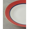 Carny Bone Porcelain Serving Plate 25 Cm Orange