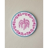 Carnival Tree Ceramic Trivet 16 cm Pink
