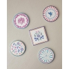 Carnival Bird Ceramic Trivet 16 cm Blue