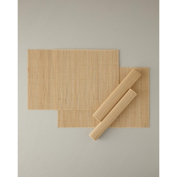 Bamboo 4 Pcs Table Mat 30x45 cm Cream