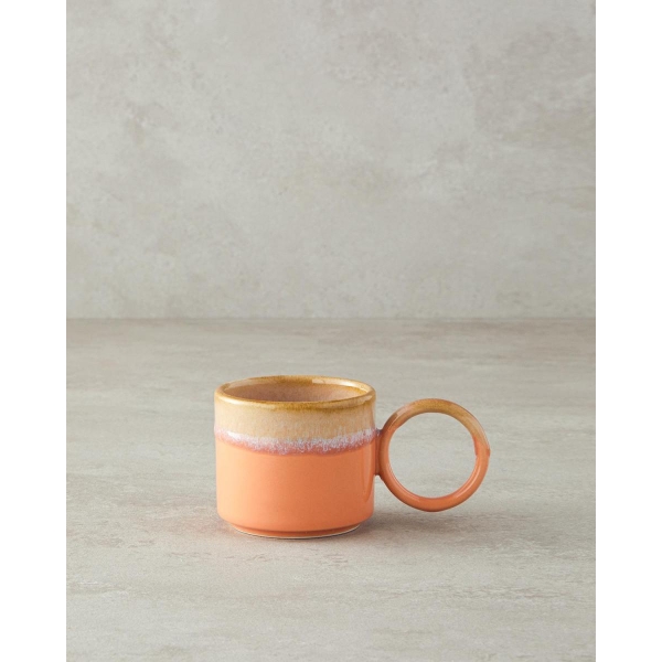 Alexa Ceramic Mug 184 ml Light Orange