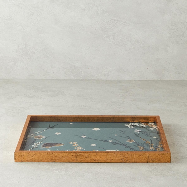 Sweet Spring Decorative Tray 31x46 cm Green