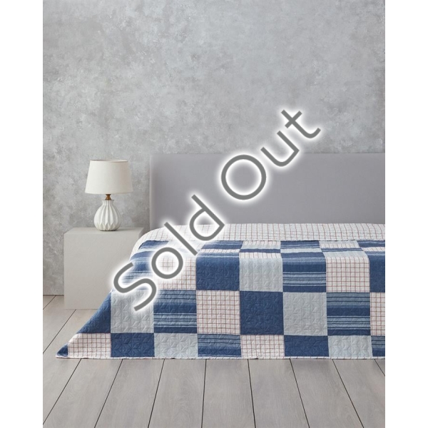 Plaid Harmony Single Multi-Purpose Cover 160x220 cm Blue