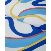 Abstract Marine Double Duvet Cover Set 200x220 cm Navy Blue-Orange