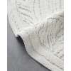 Aligne Cotton Loop Rug 110x110cm Cream