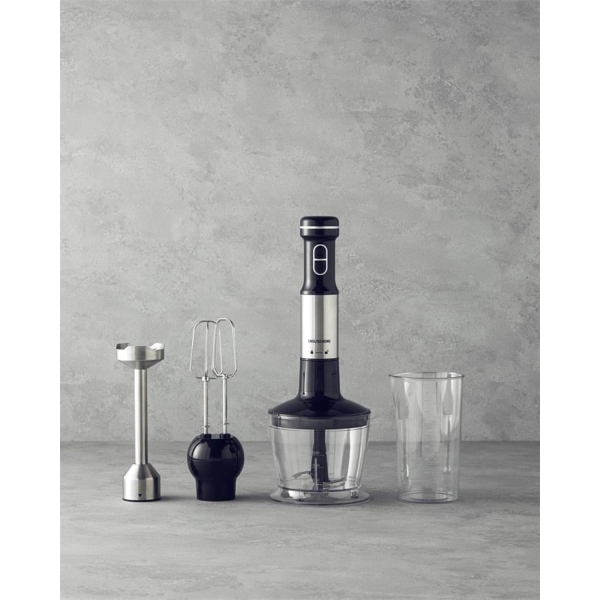 English Home MBS 3001 4 Blade Mini Blender Set Black-Chrome