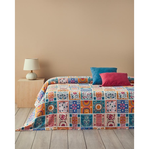 Patchwork Harmony Single Pike 150x220 cm Pink