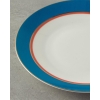 Carny Bone Porcelain Serving Plate 25 Cm Blue