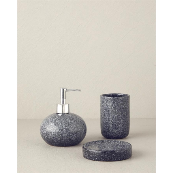 Dina 3-Piece Bathroom Set Anthracite