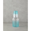 Bubbles Glass Bedside Pitcher 1150 Ml Blue