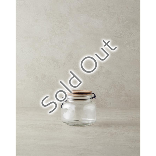 Jarra Glass Jar 750 Ml Transparent