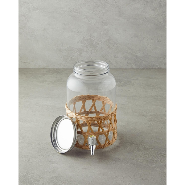Samira Glass Drinking Container 3.3L Transparent