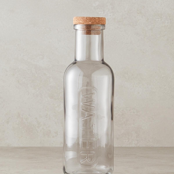 Marcus Glass Water Bottle 1000 ml Anthracite