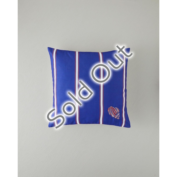 Merma Embroidered Cushion Cover 45x45 cm Navy Blue