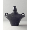 Crown Ceramic Vase 33x33x30 cm Anthracite