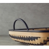 Bamboo Bamboo Decorative Tray 59x37x16 Cm Natural-black